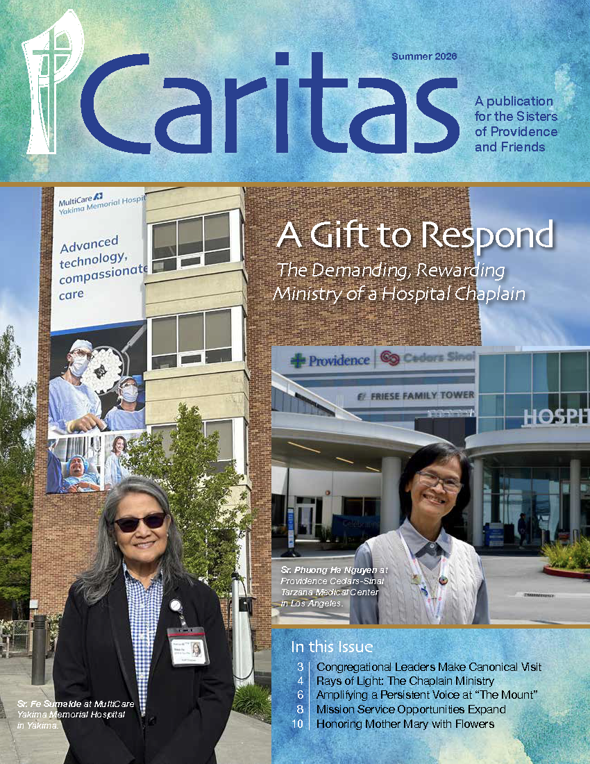 The cover of the Summer 2026 edition of Caritas magazine.