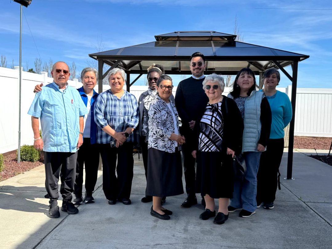 Sisters of Providence pose for a group photo.
