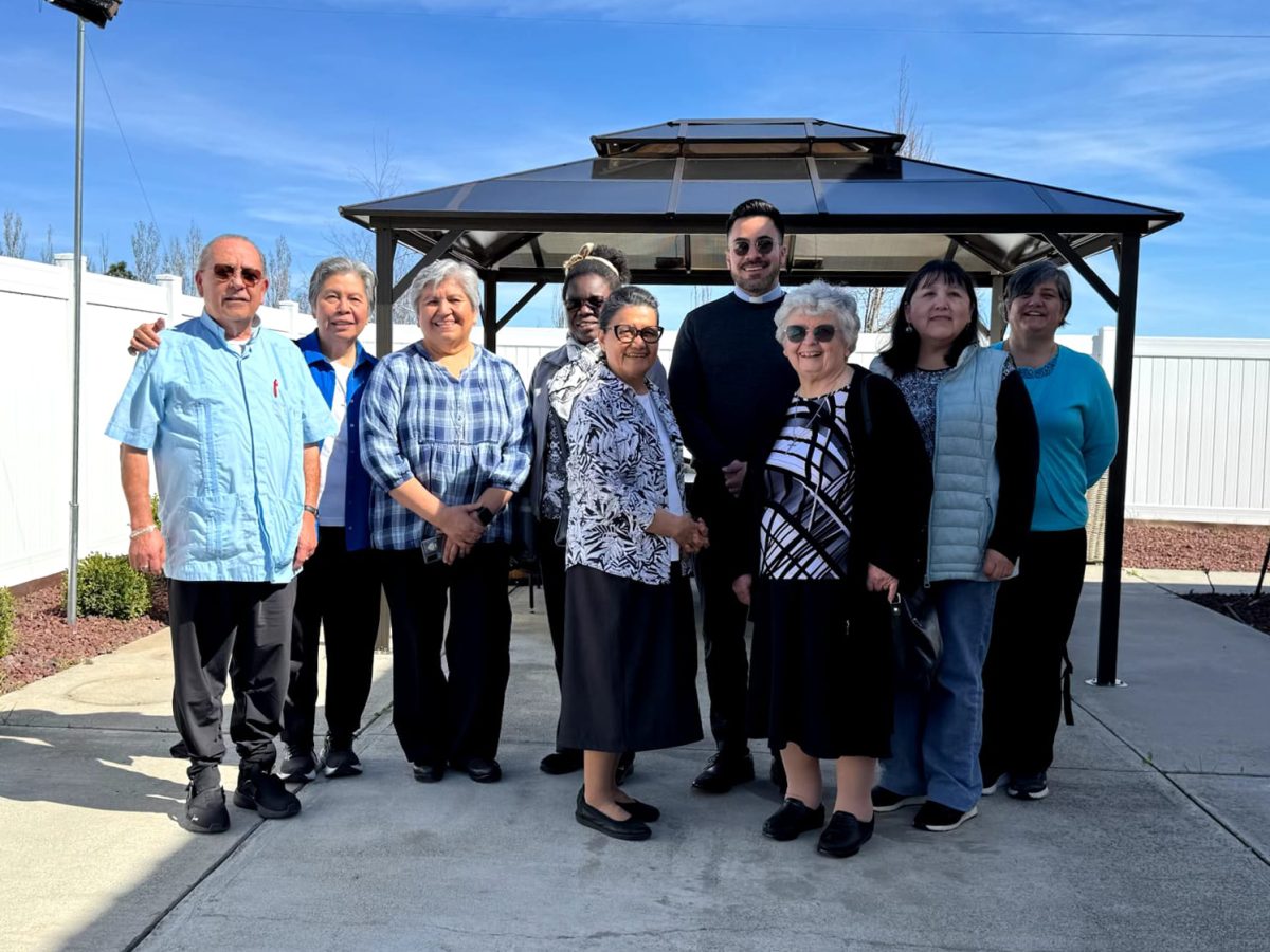 Sisters of Providence pose for a group photo.