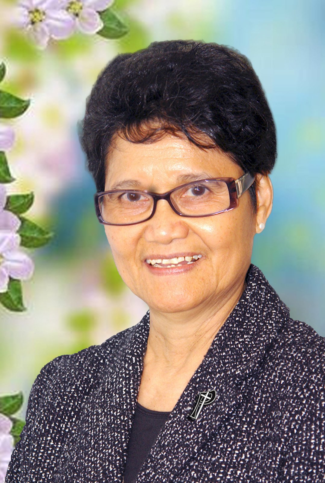 Official portrait of Sr. Josie Ramac, SP.
